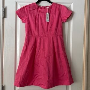 Jacadi Pink Avenue Dress kids Size 12Y 152 cm Pleated Tulle Lining New